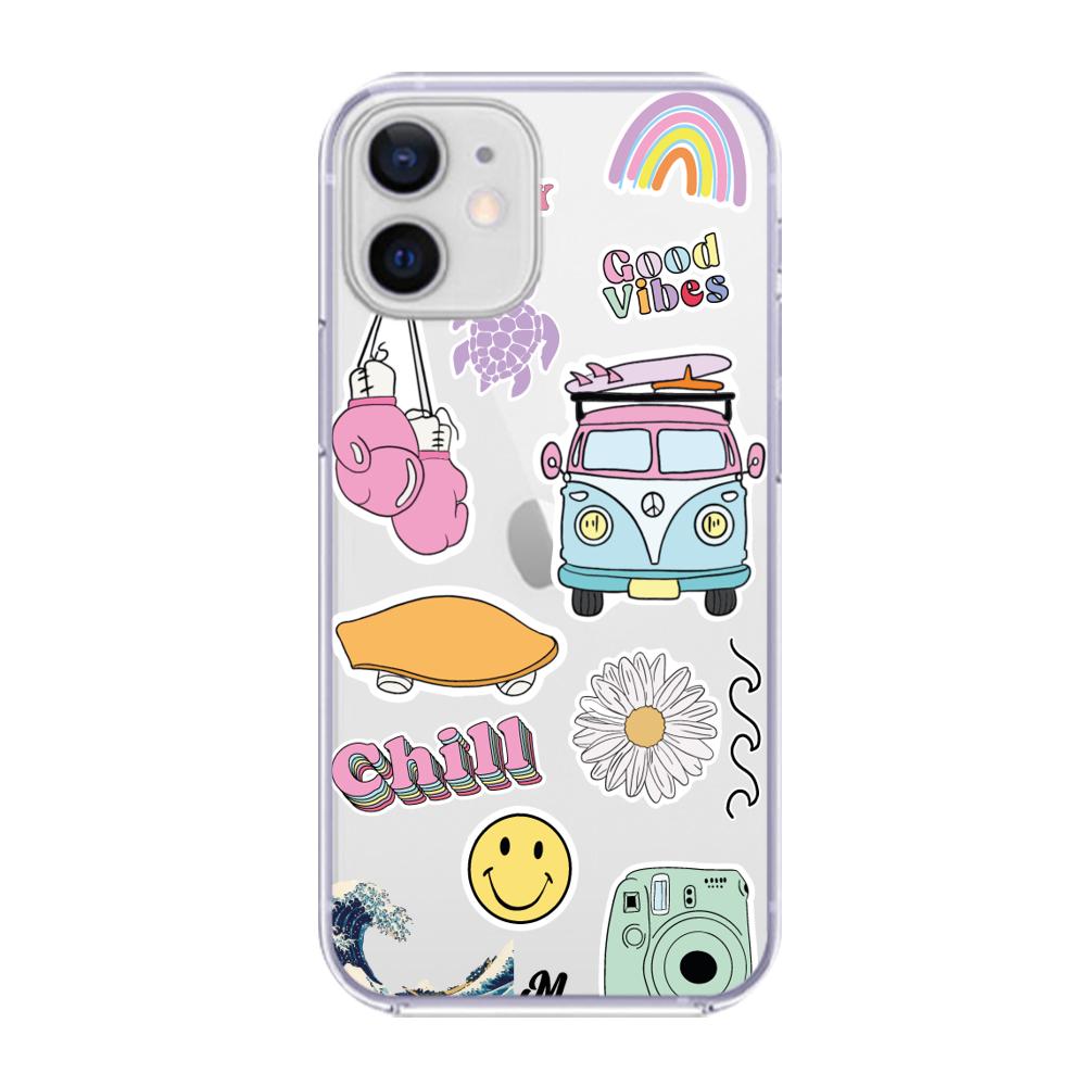 Funda Chill summer stickers iphone