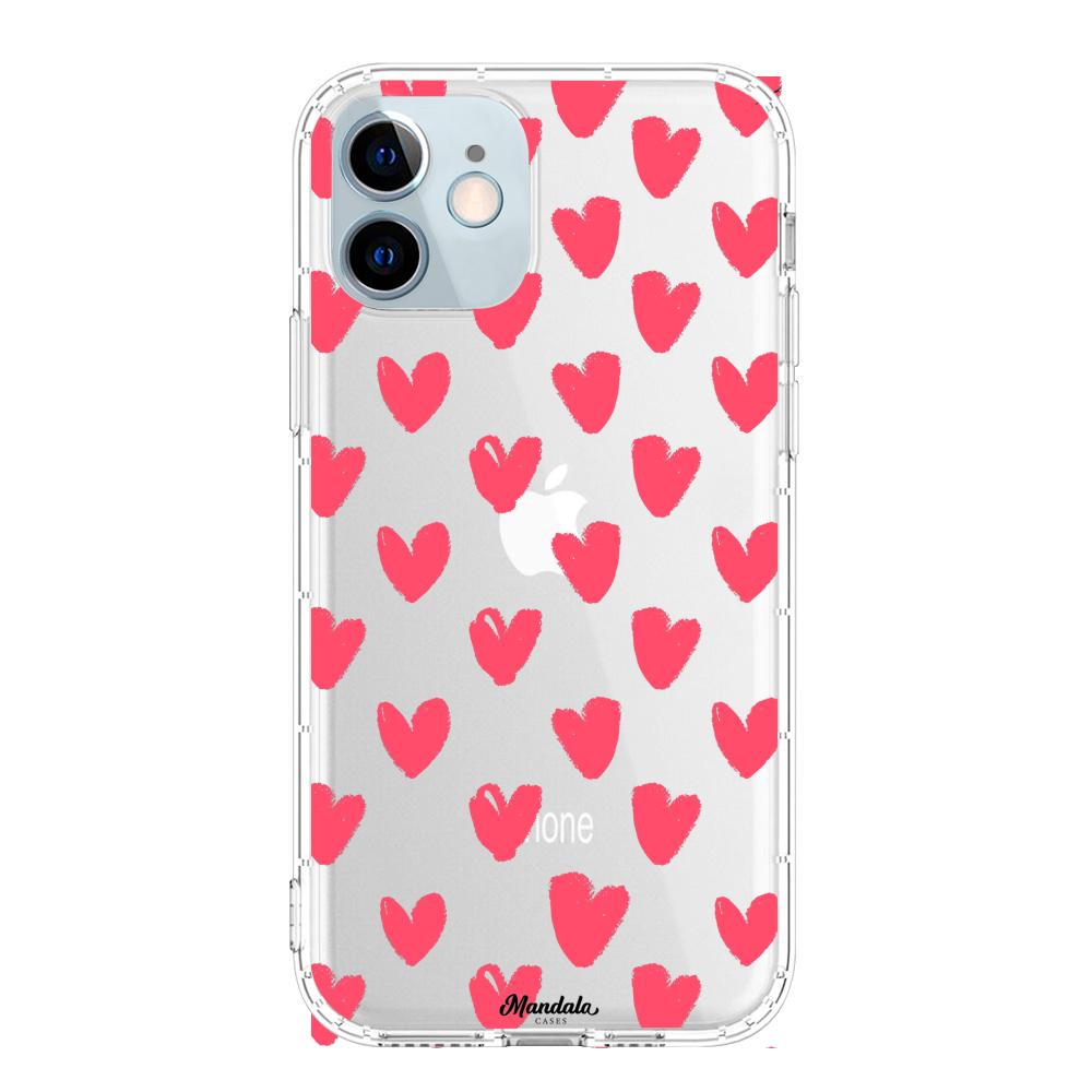 Funda de Corazones Rosados iphone