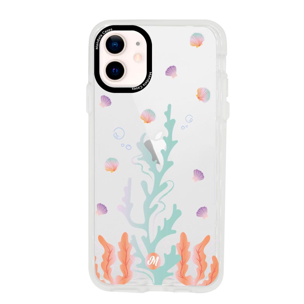 Cases para iphone 12 Mini Coral Marino - Mandala Cases