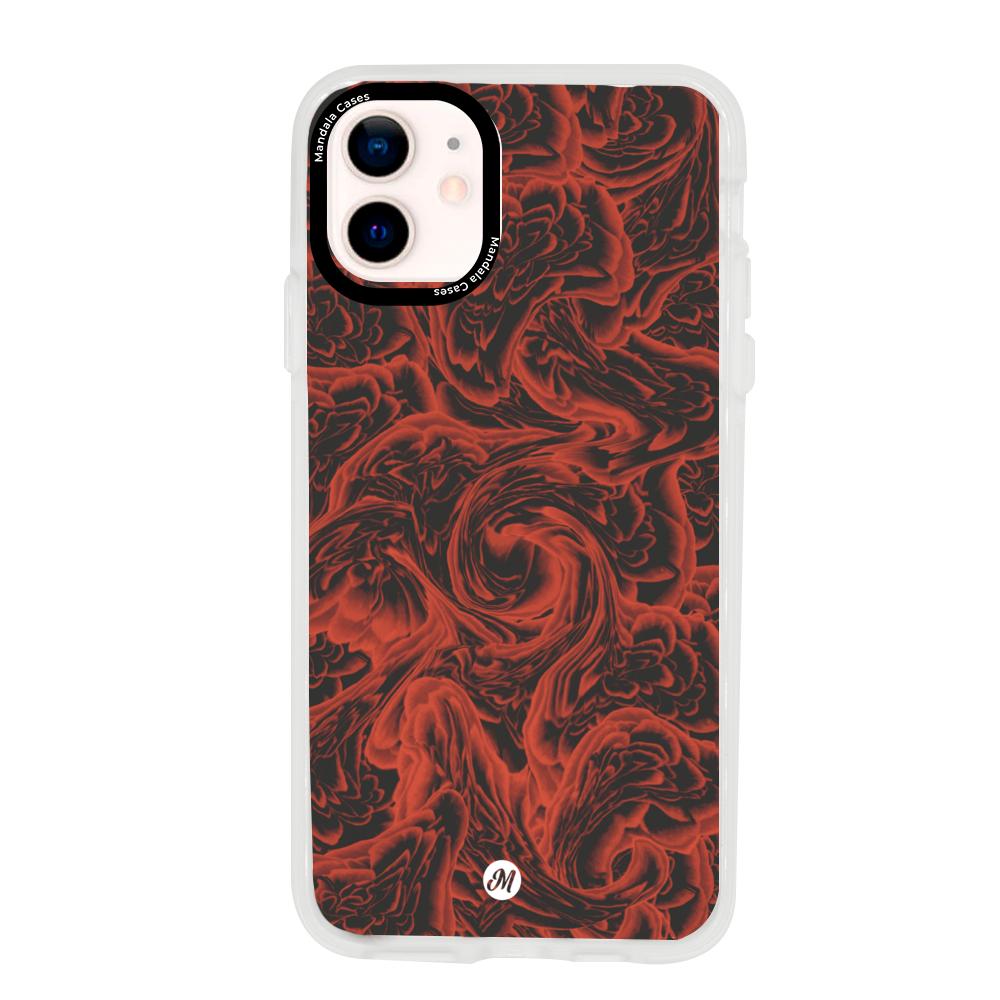 Cases para iphone 12 Mini RED ROSES - Mandala Cases