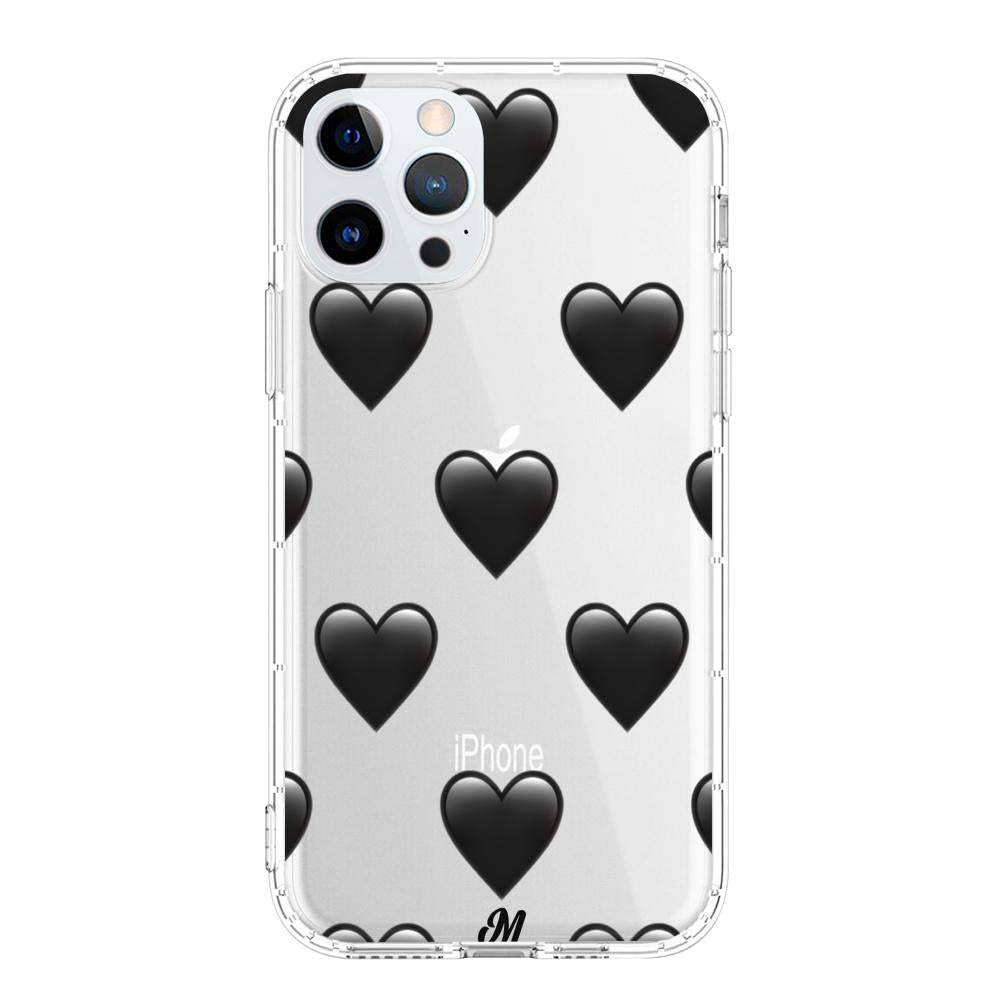 Funda de Corazón Negro iphone