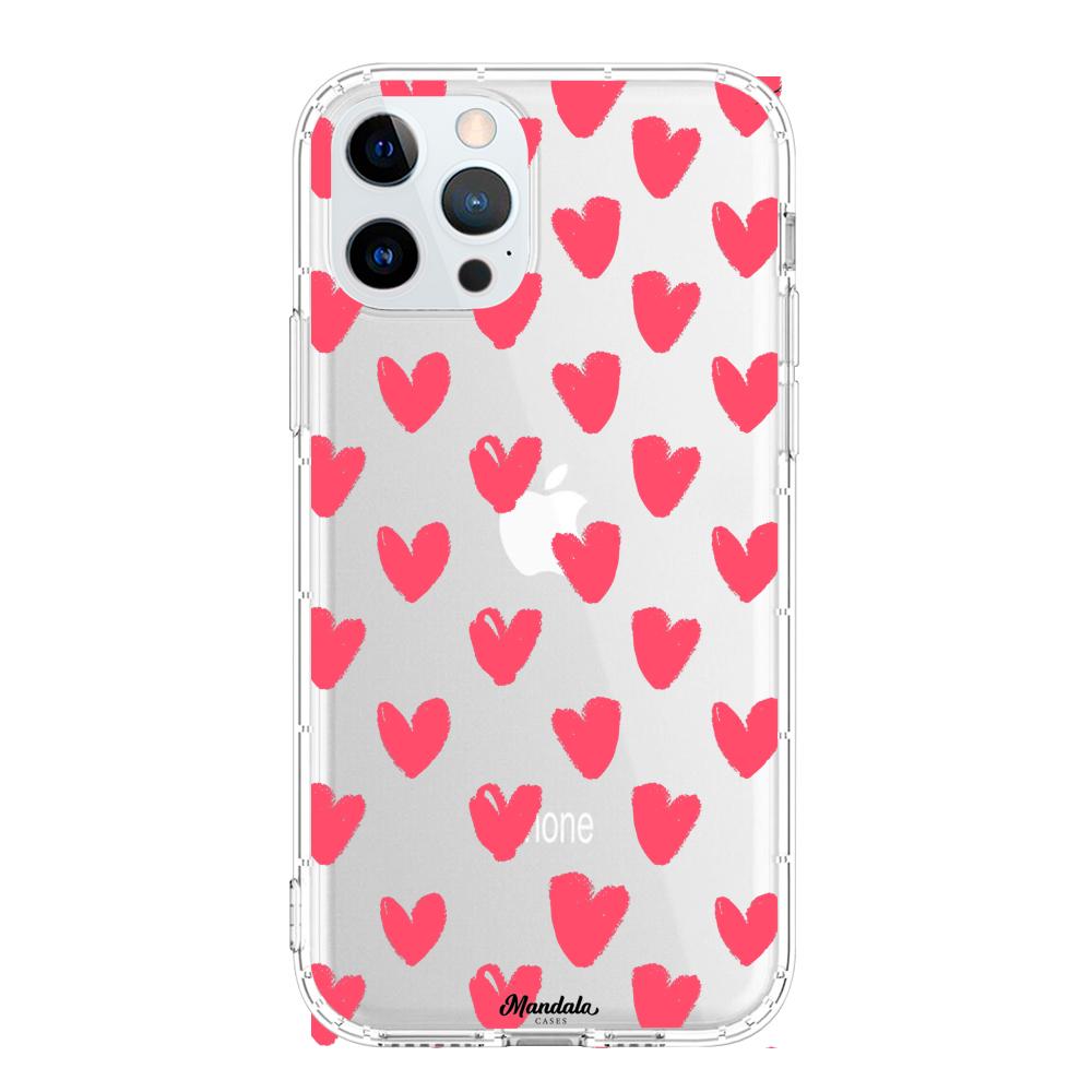 Funda de Corazones Rosados iphone