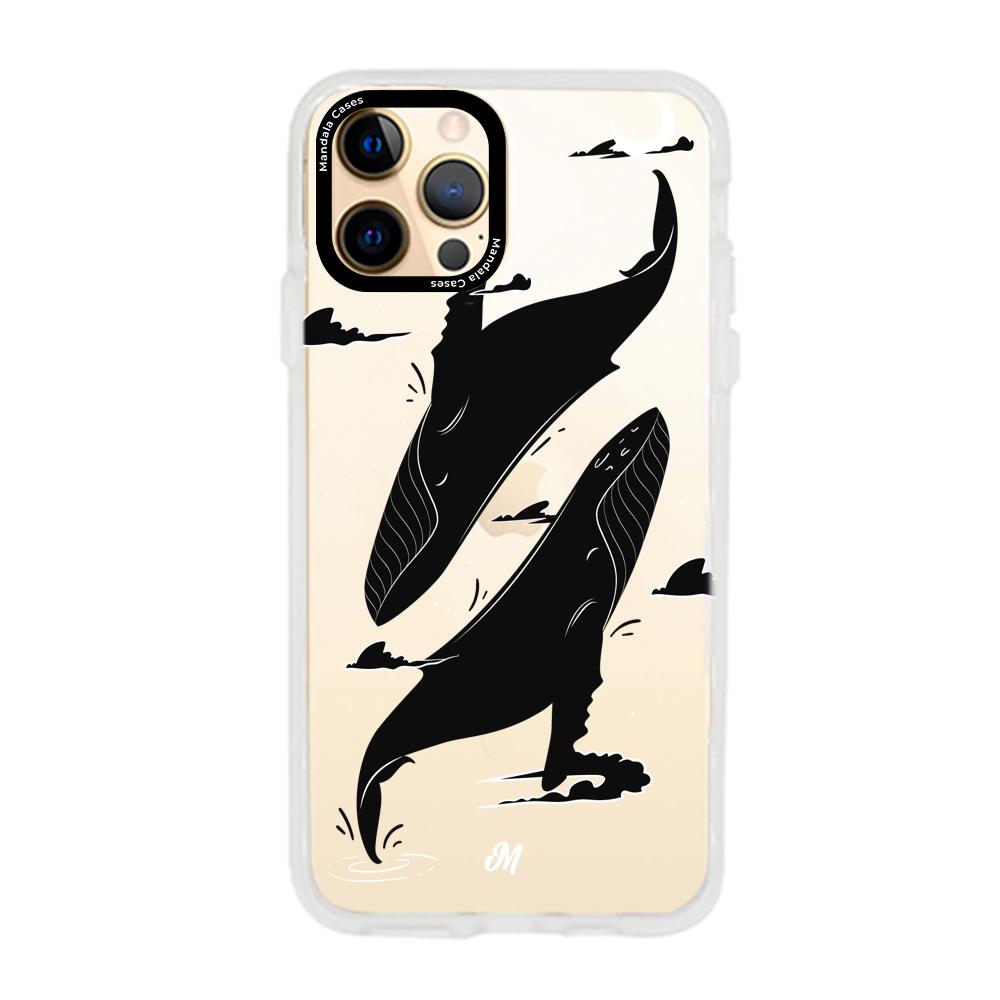 Cases para iphone 12 pro max Canto de ballena azul - Mandala Cases