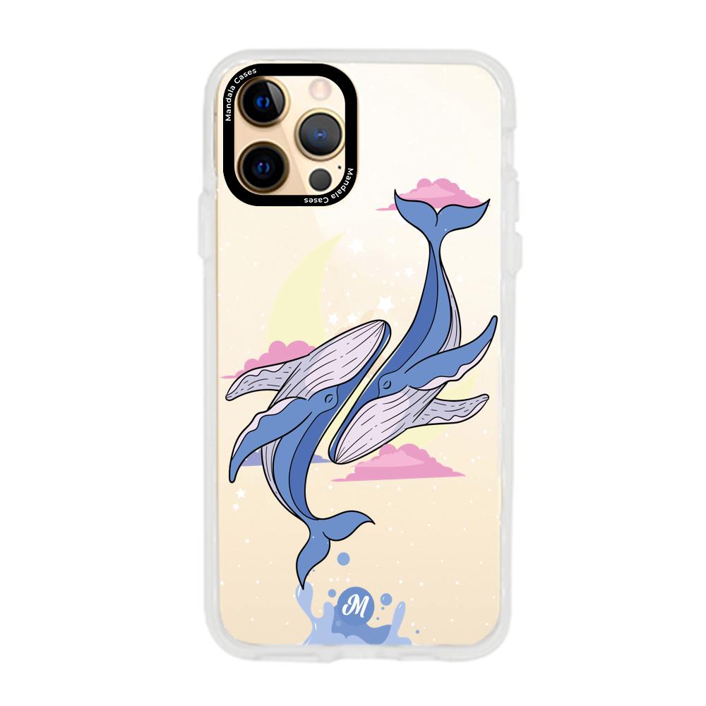 Cases para iphone 12 pro max Amor de ballenas - Mandala Cases