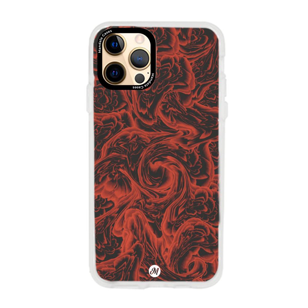 Cases para iphone 12 pro max RED ROSES - Mandala Cases