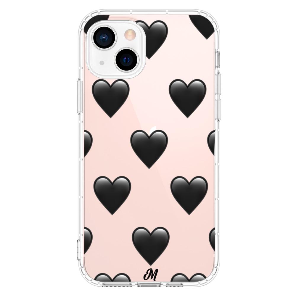 Funda de Corazón Negro iphone