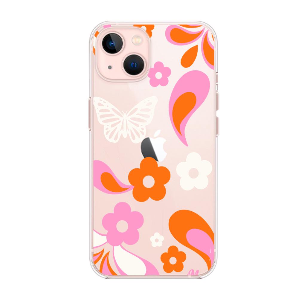 Funda Flores rojas aesthetic iphone