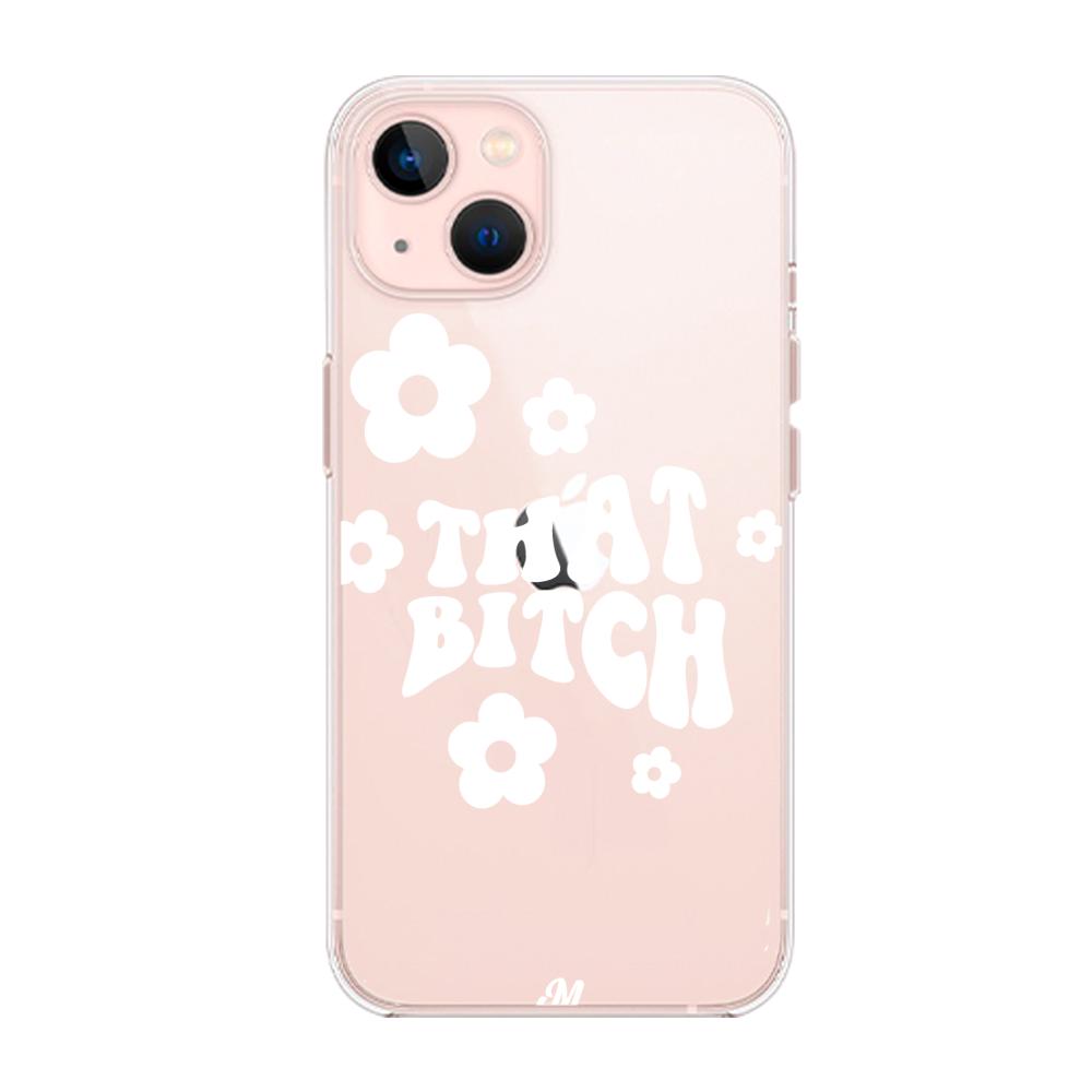 Funda That bitch blanco iphone