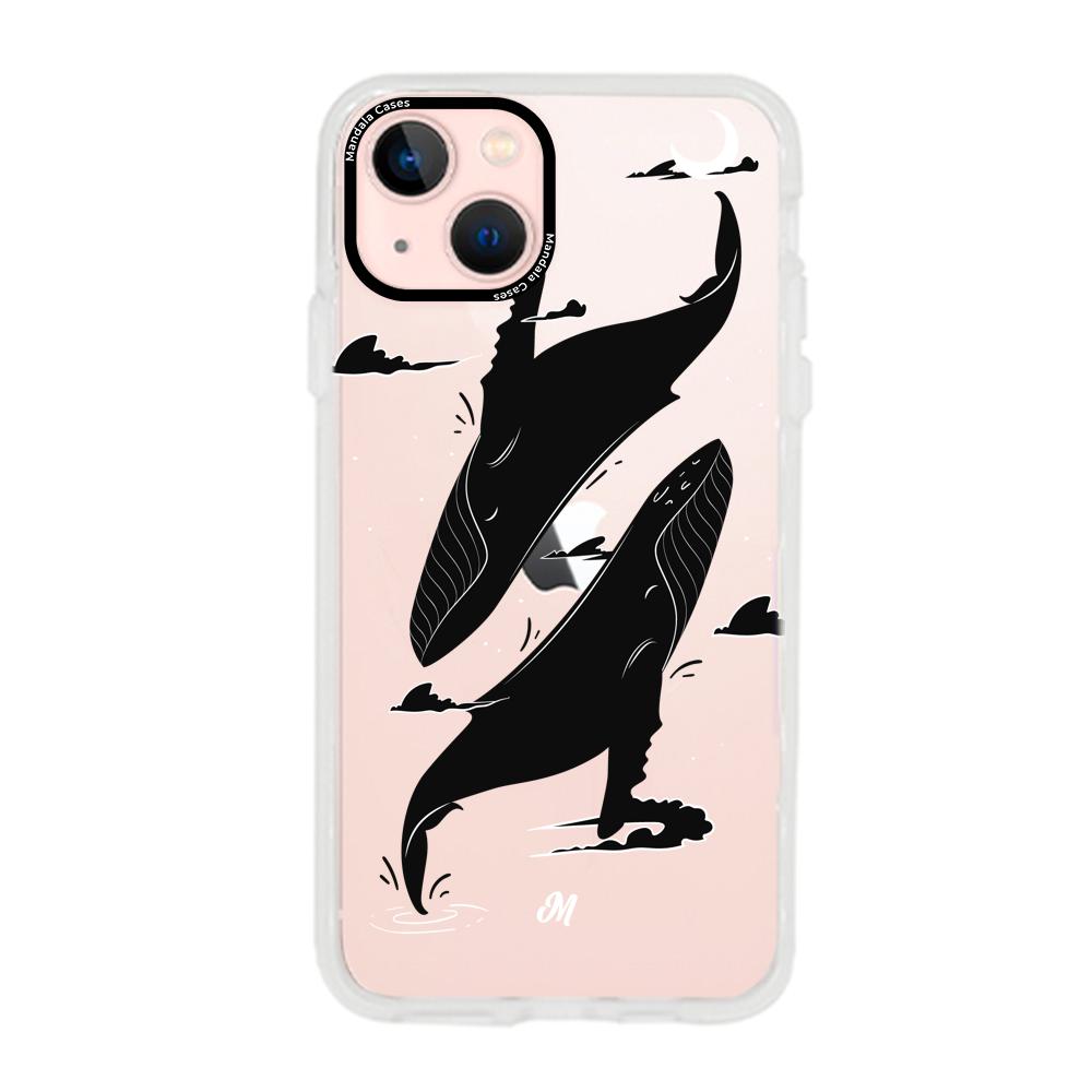 Cases para iphone 13 Mini Canto de ballena azul - Mandala Cases