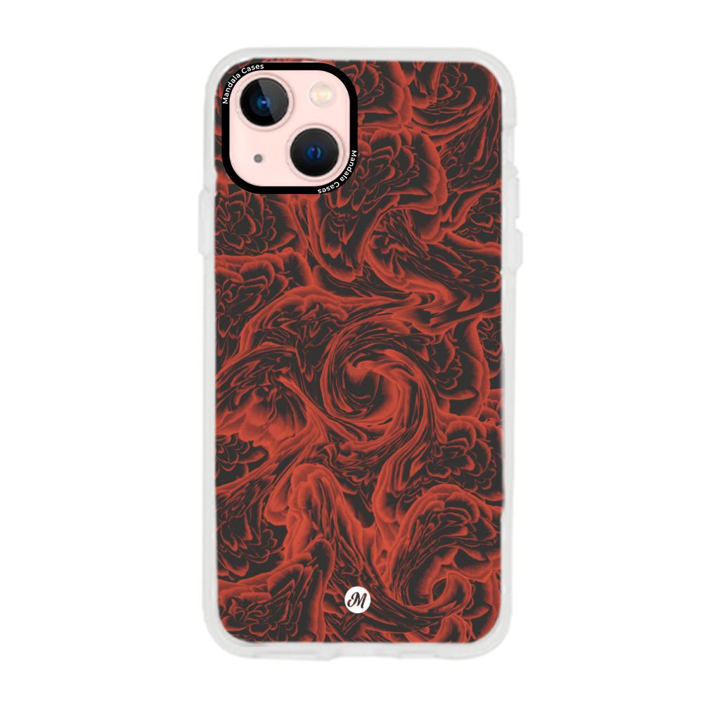 Cases para iphone 13 Mini RED ROSES - Mandala Cases