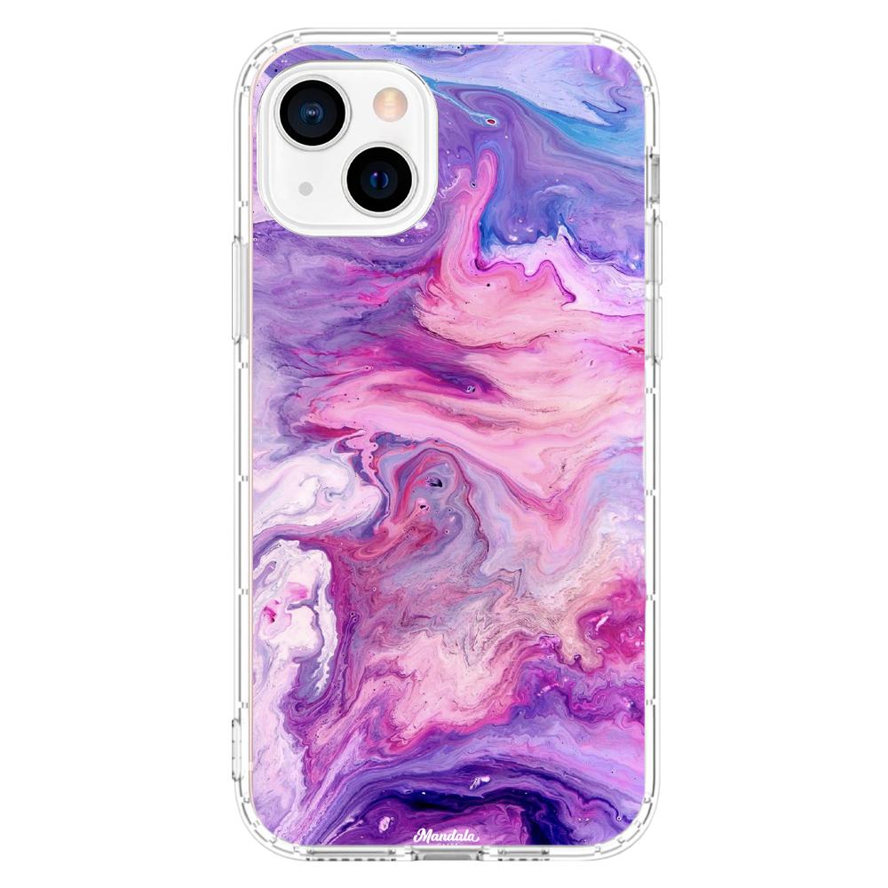 Funda de Mármol Morado y Rosado iphone