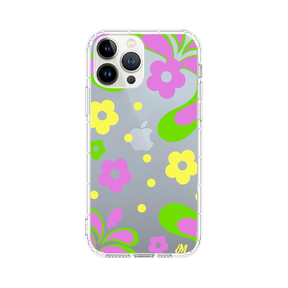 Funda Flores moradas aesthetic iphone