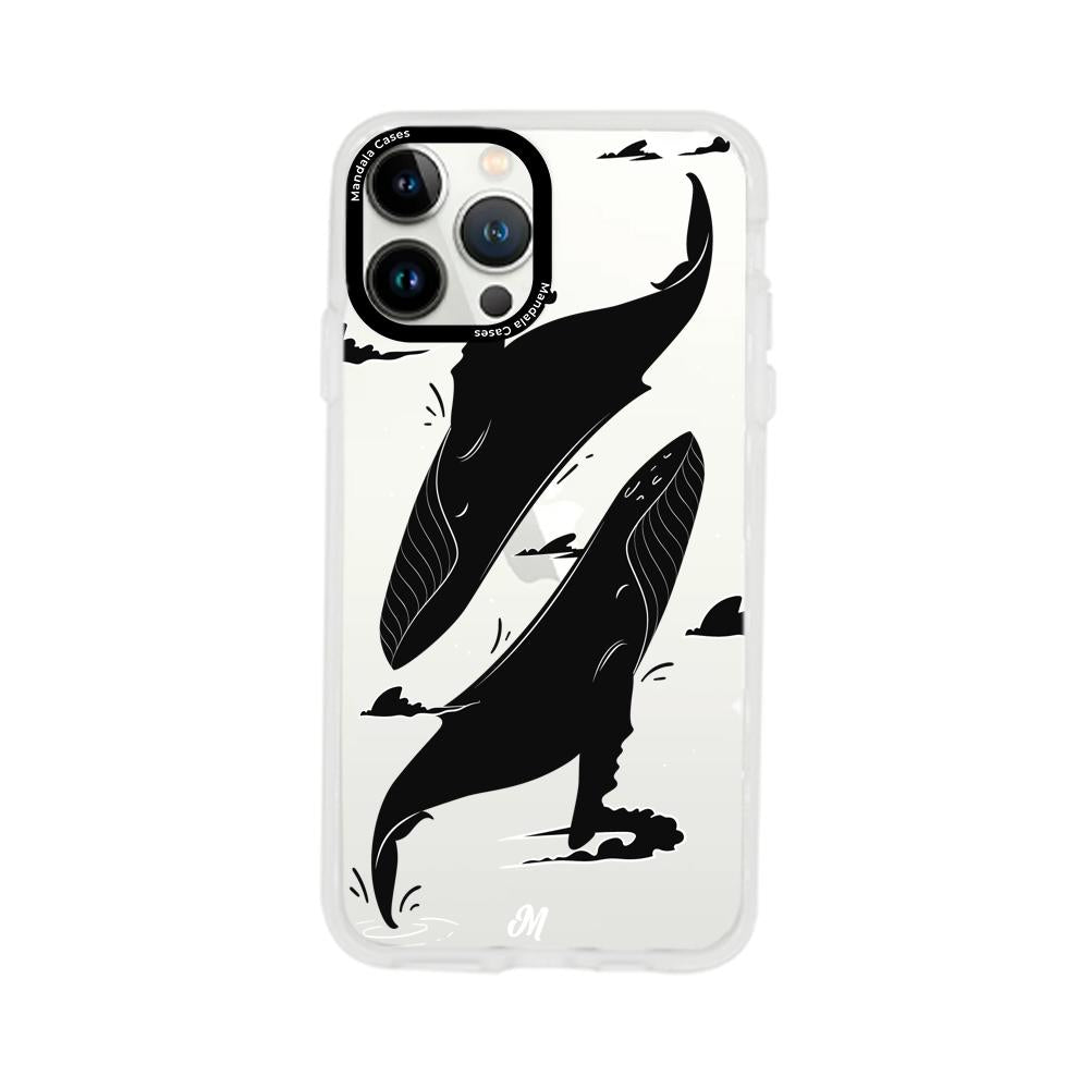 Cases para iphone 13 pro max Canto de ballena azul - Mandala Cases