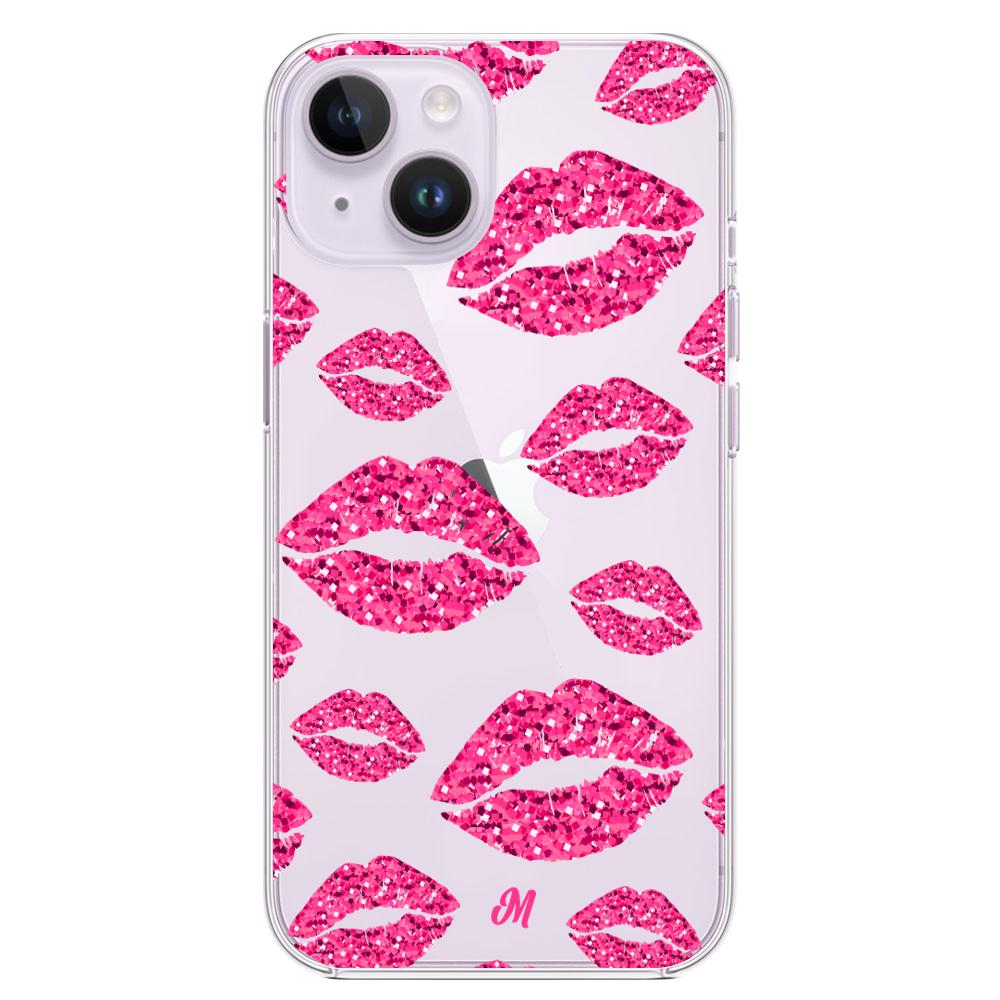 Funda Glitter kiss iphone