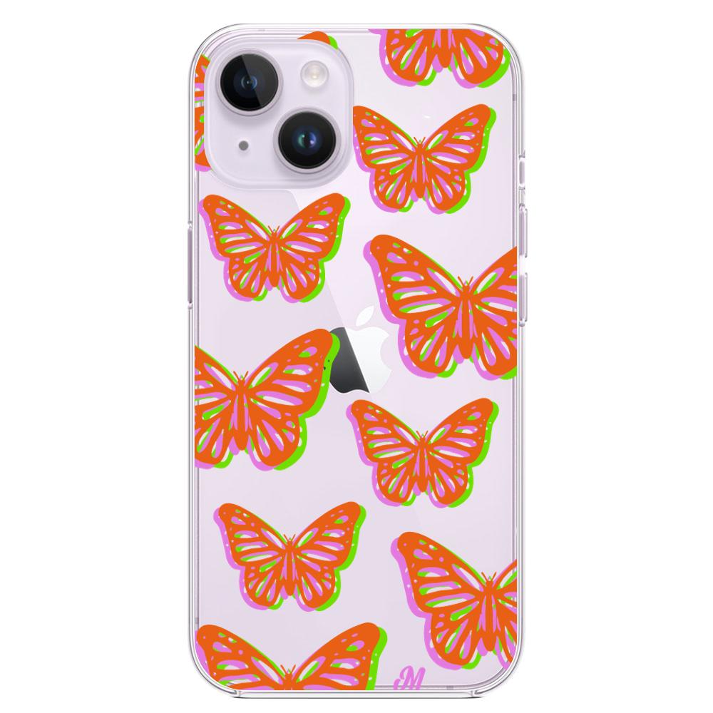 Funda Mariposas rojas aesthetic iphone