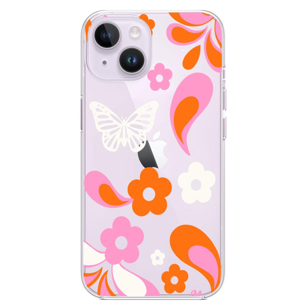 Funda Flores rojas aesthetic iphone