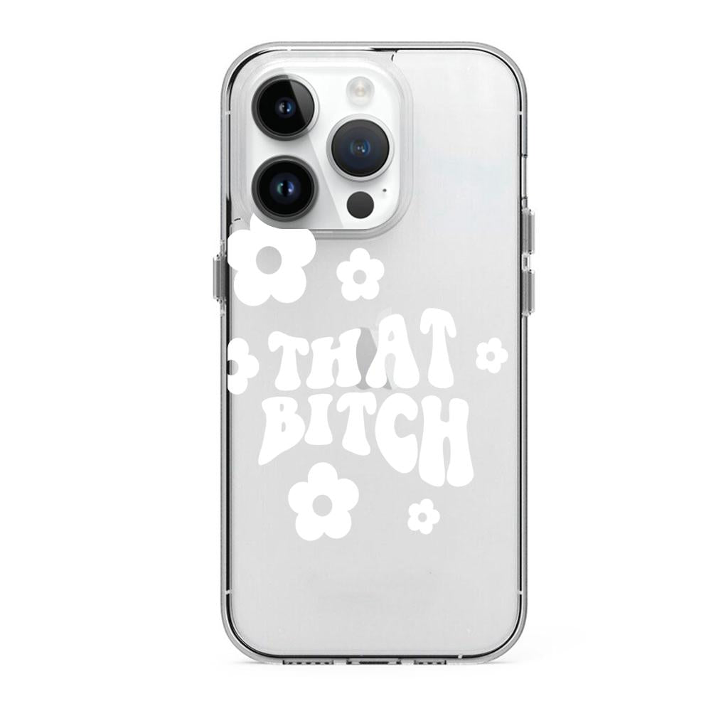 Funda That bitch blanco iphone