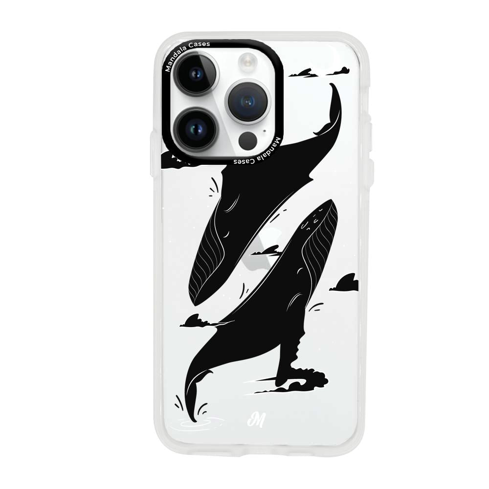 Cases para iphone 14 pro max Canto de ballena azul - Mandala Cases