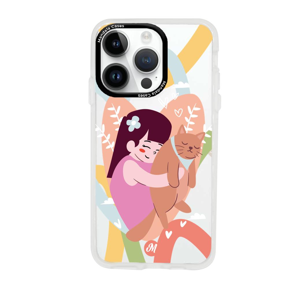 Cases para iphone 14 pro max Ronroneos de Amor - Mandala Cases