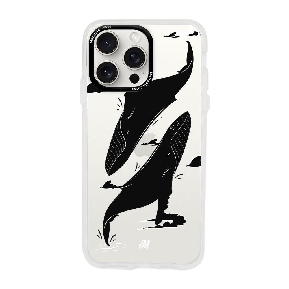 Cases para iphone 15 pro max Canto de ballena azul - Mandala Cases