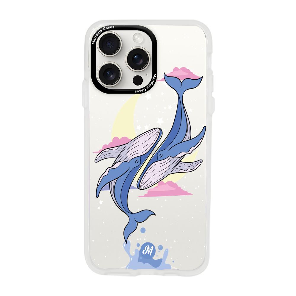 Cases para iphone 15 pro max Amor de ballenas - Mandala Cases