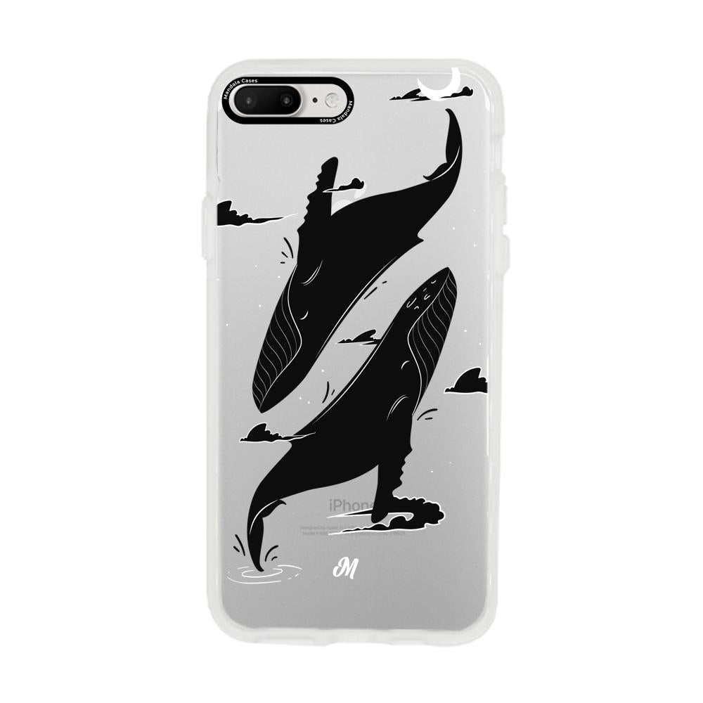 Cases para iphone 6 plus Canto de ballena azul - Mandala Cases