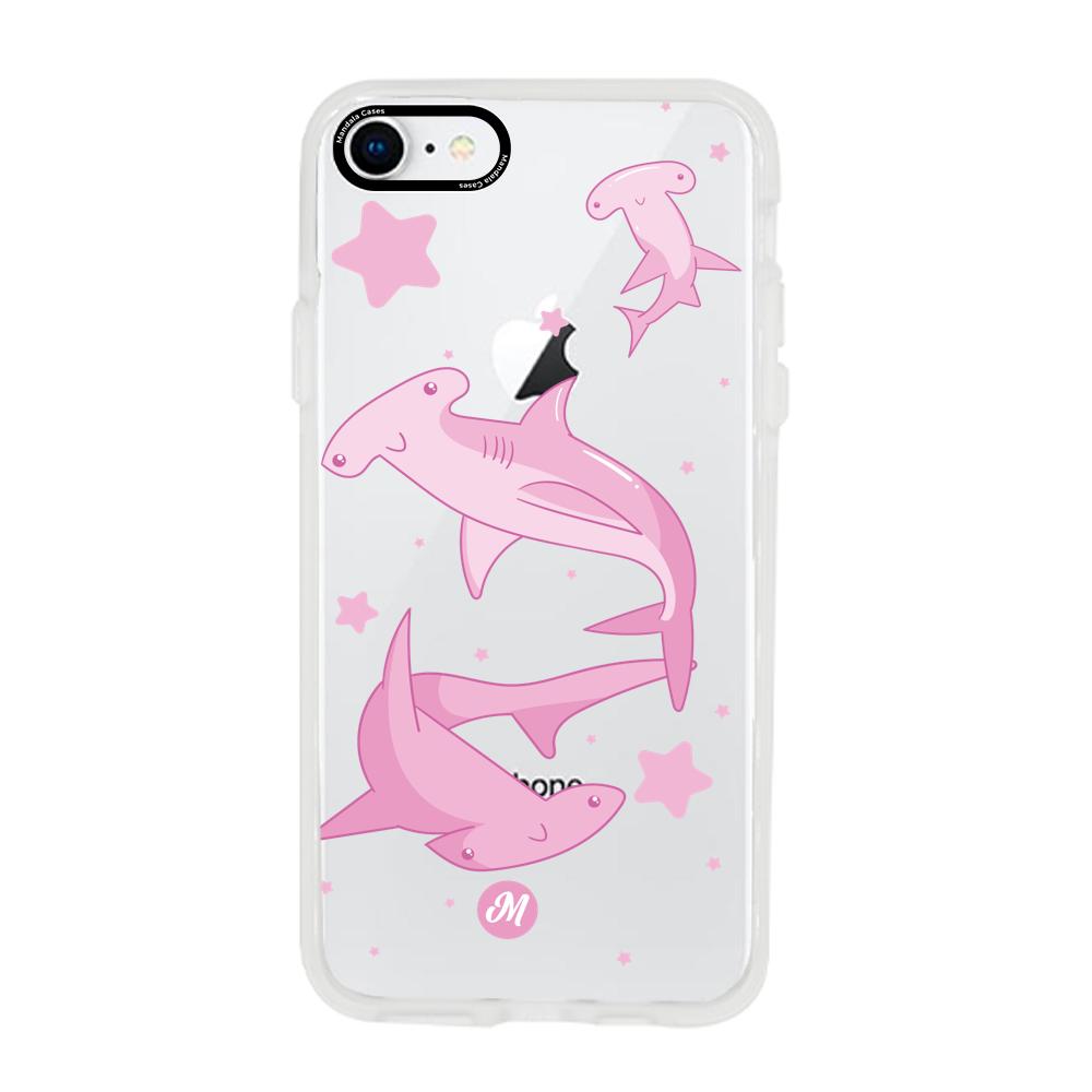 Cases para iphone 7 Tiburon martillo rosa - Mandala Cases