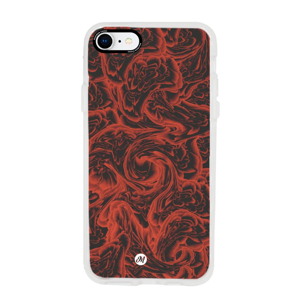 Cases para iphone 7 RED ROSES - Mandala Cases