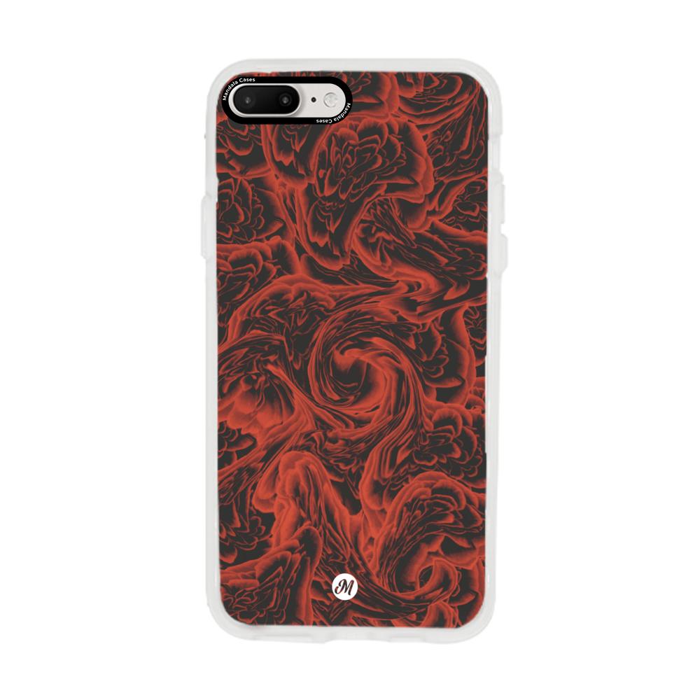 Cases para iphone 7 plus RED ROSES - Mandala Cases