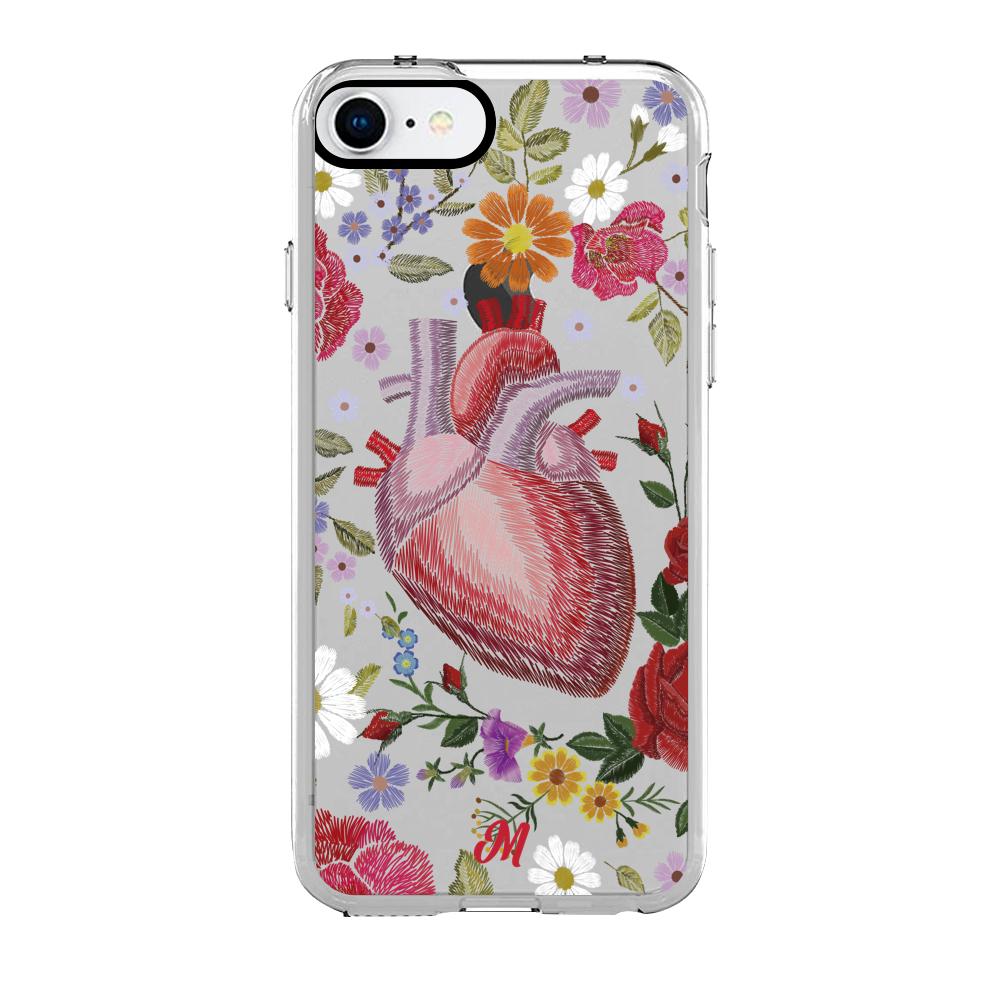 Funda Corazón con Flores iphone