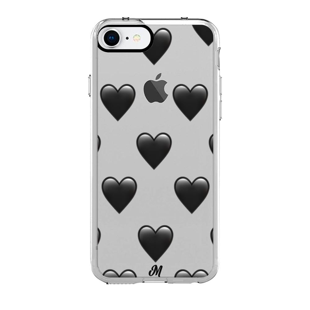 Funda de Corazón Negro iphone