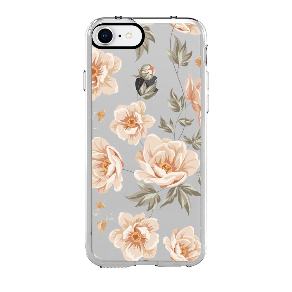 Funda de Flores Beige iphone