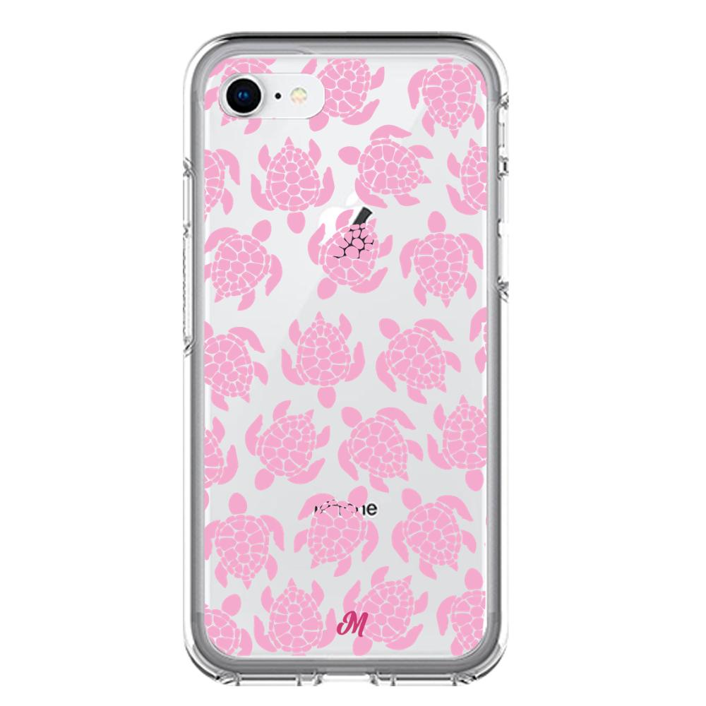 Funda Tortugas rosa iphone