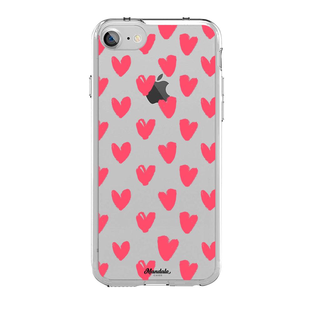 Funda de Corazones Rosados iphone