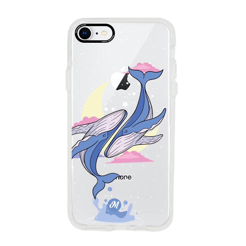 Cases para iphone SE 2020 Amor de ballenas - Mandala Cases