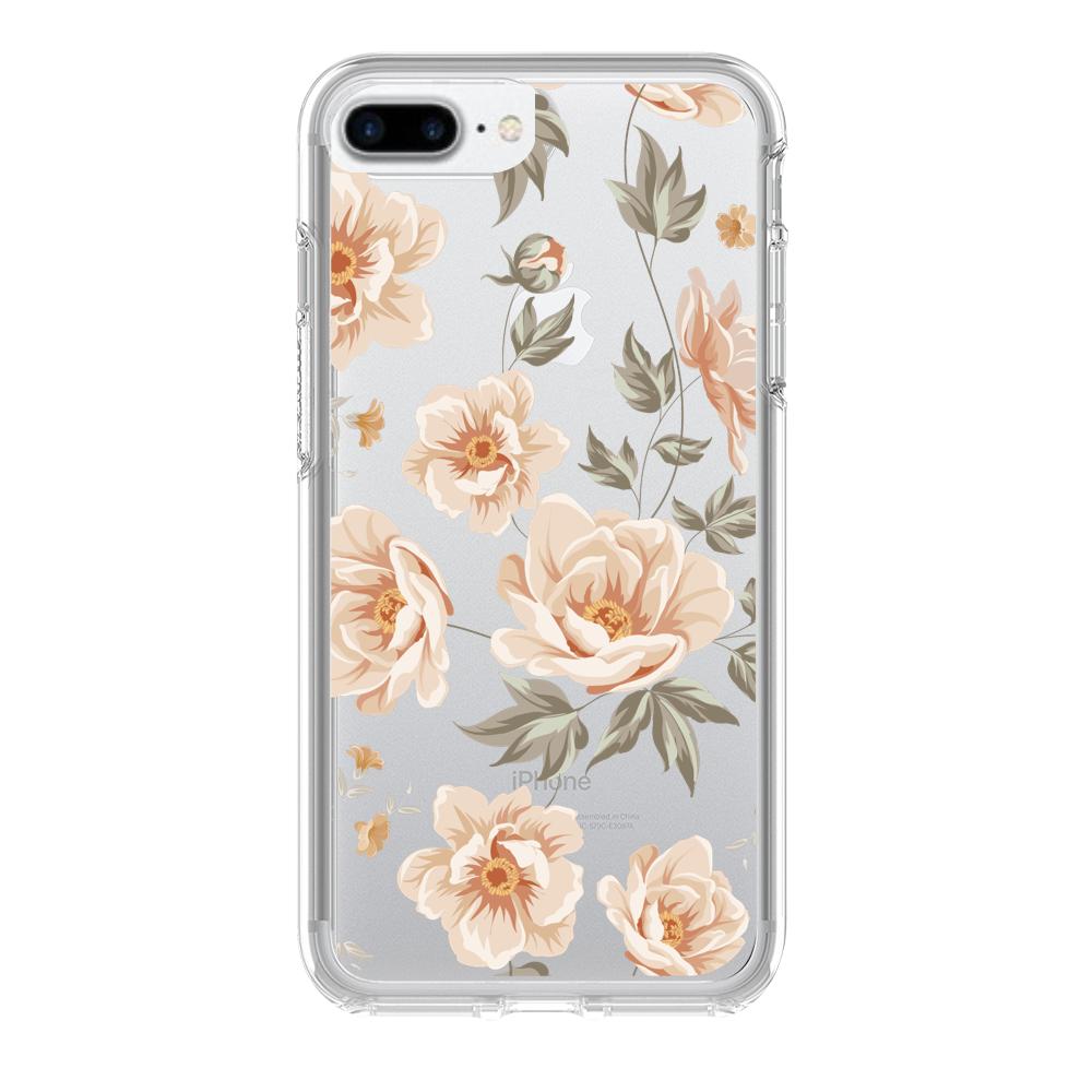 Funda de Flores Beige iphone