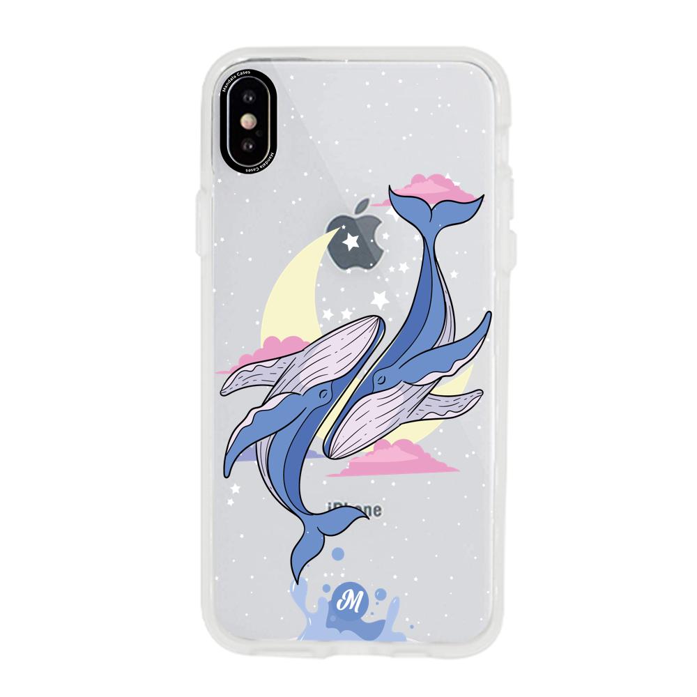 Cases para iphone x Amor de ballenas - Mandala Cases
