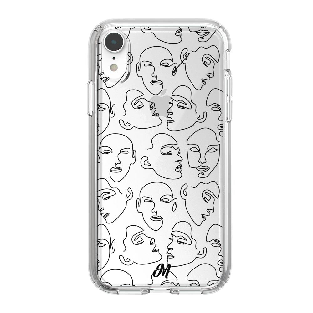 Funda Caras en Líneas iphone