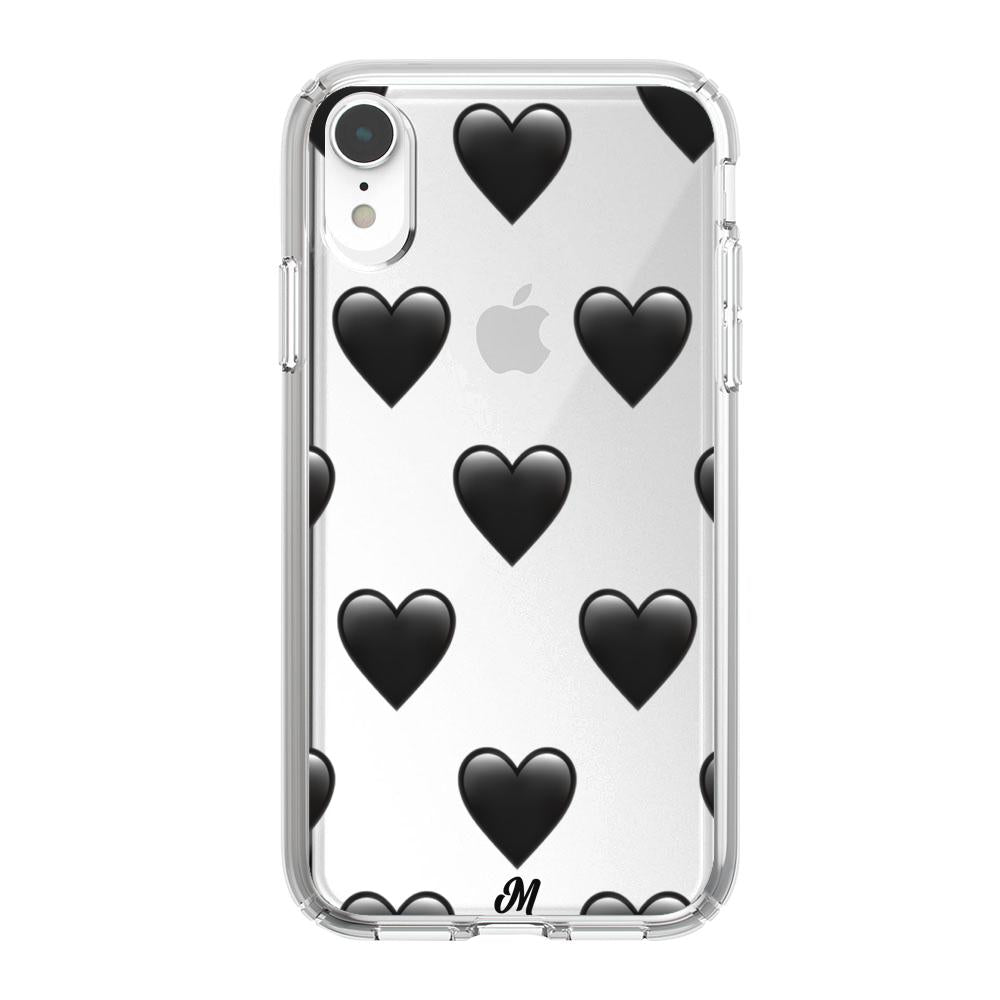 Funda de Corazón Negro iphone