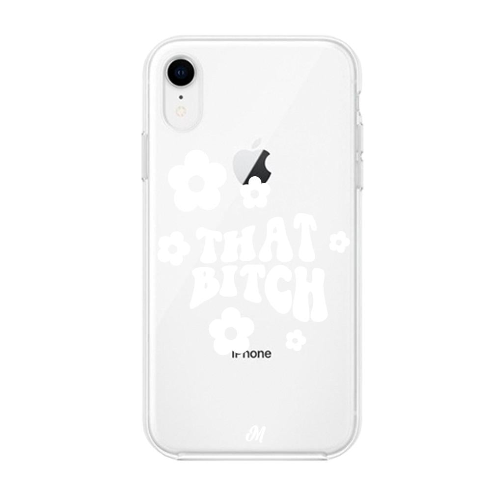 Funda That bitch blanco iphone