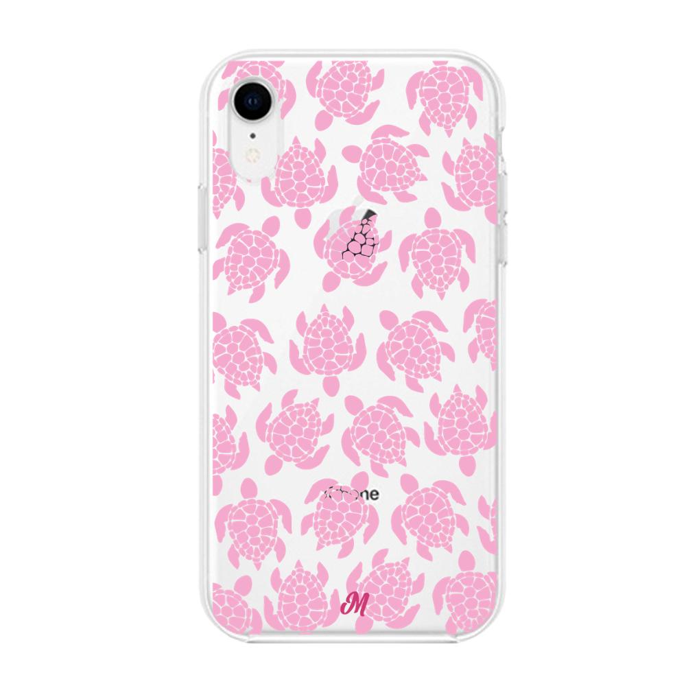 Funda Tortugas rosa iphone