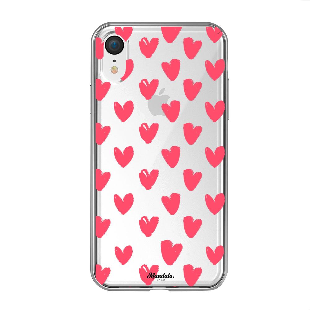 Funda de Corazones Rosados iphone