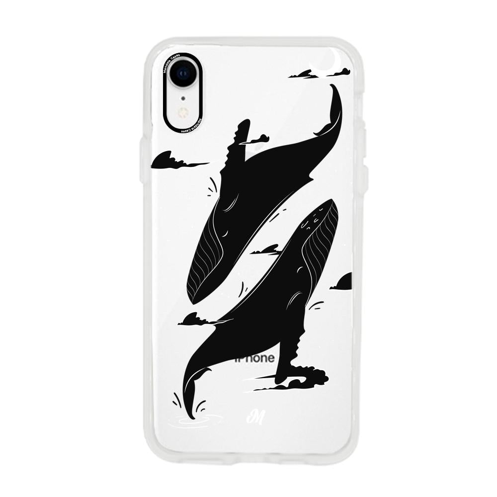 Cases para iphone xr Canto de ballena azul - Mandala Cases