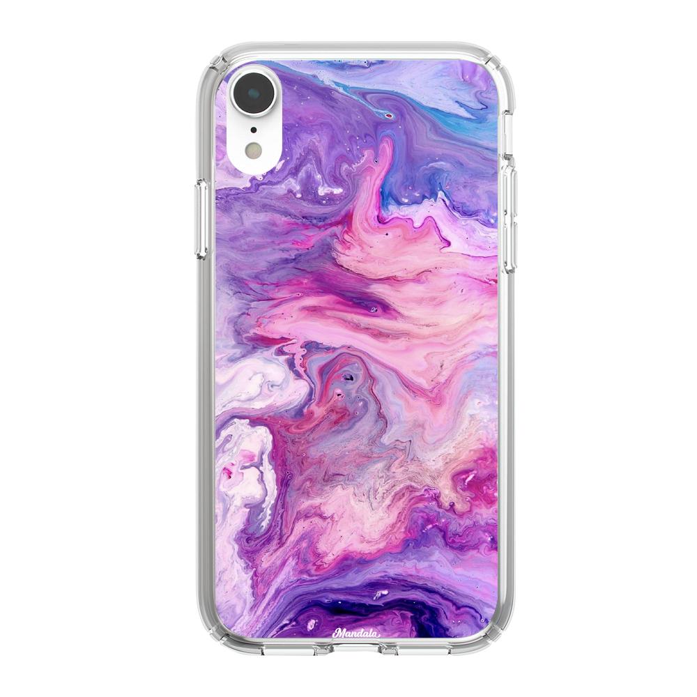 Funda de Mármol Morado y Rosado iphone