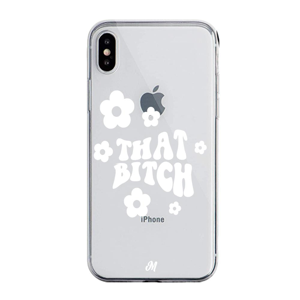 Funda That bitch blanco iphone