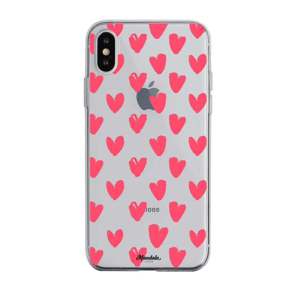 Funda de Corazones Rosados iphone