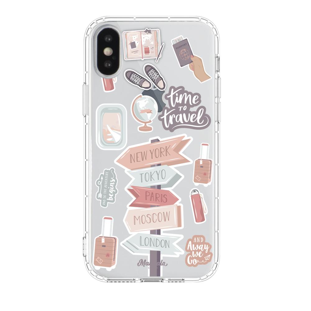 Funda Stickers de Viaje iphone