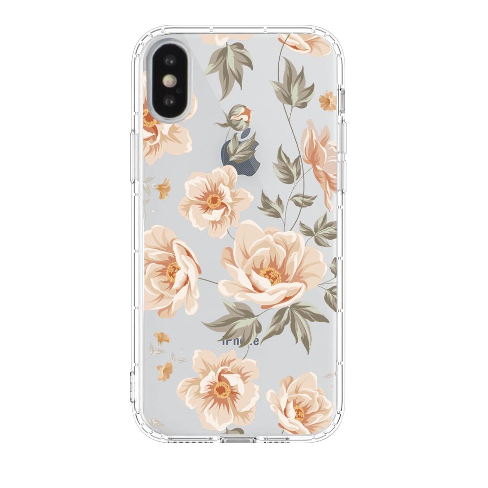 Funda de Flores Beige iphone