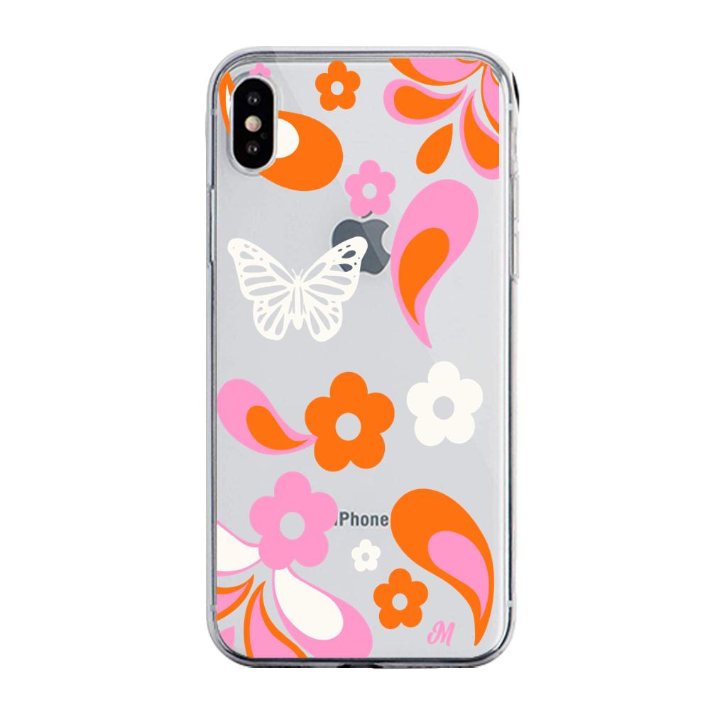 Funda Flores rojas aesthetic iphone