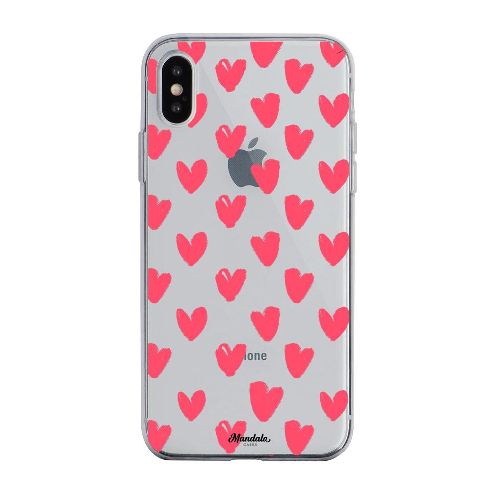 Funda de Corazones Rosados iphone